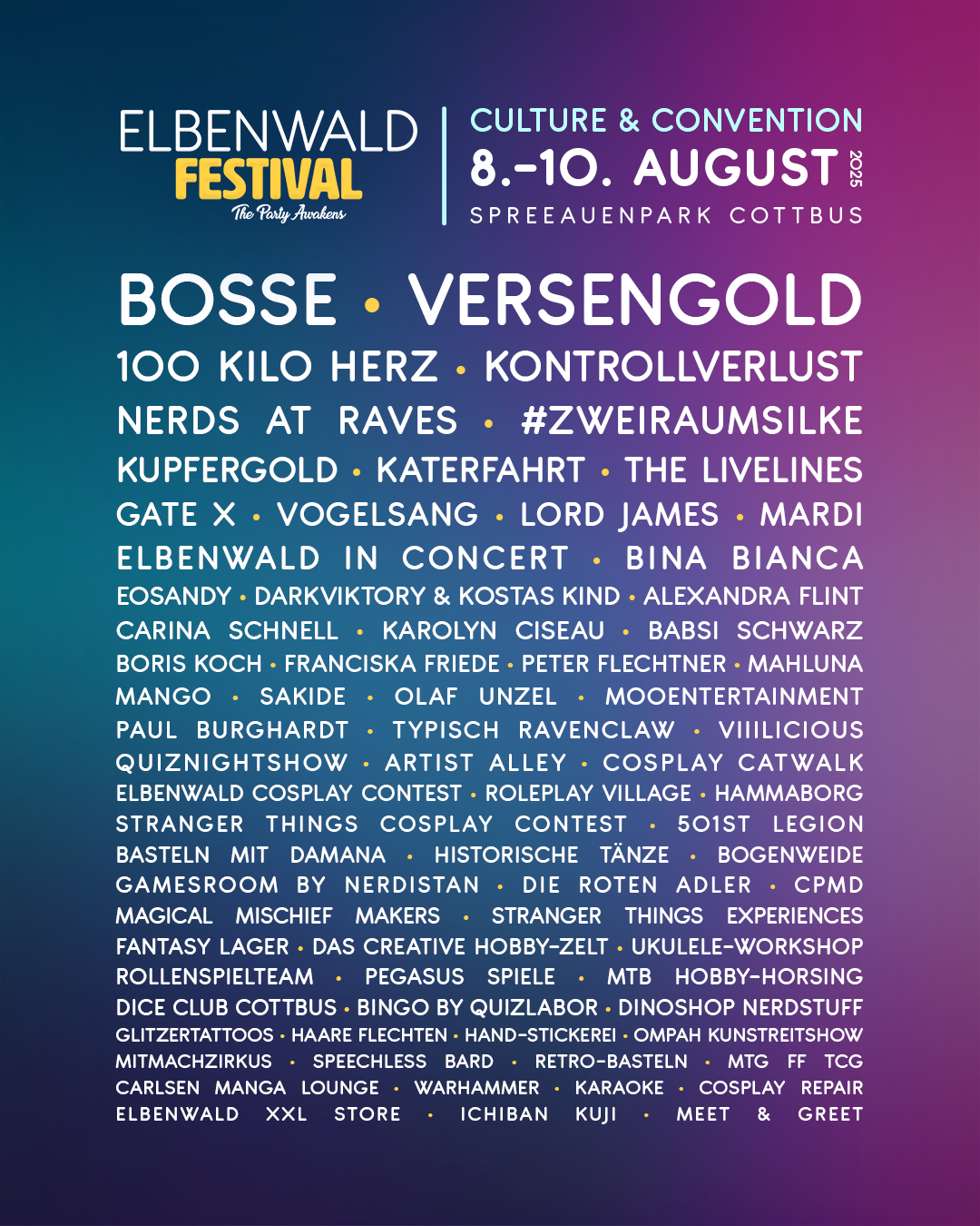 Line-Up | Elbenwald Festival 2025